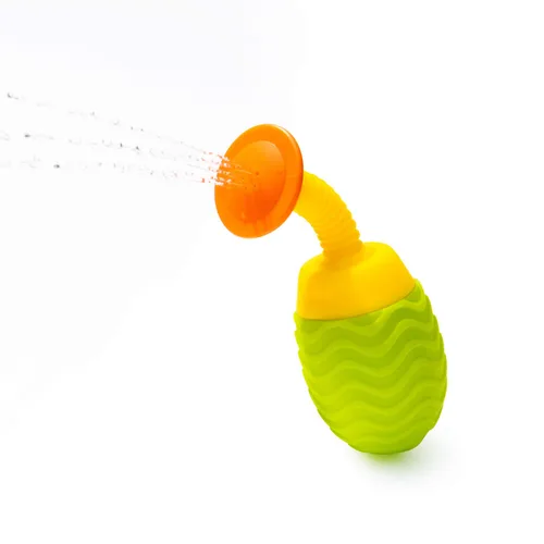 Vista 3 de Sassy Juego de 3 juguetes de baño Easy Squeezies que fomentan el aprendizaje de los troncos