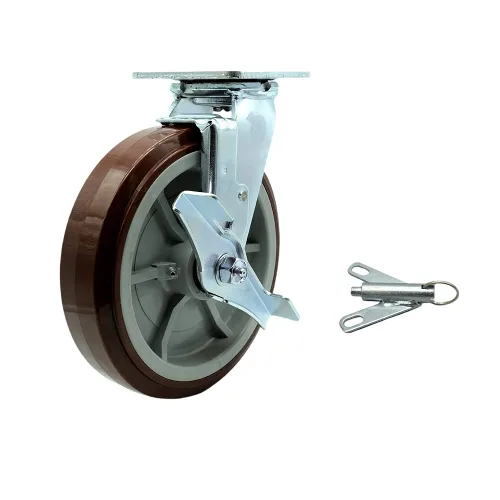 Vista 19 de CRSL4 Greenlee GMX - Juego de ruedas para carrito MA6065 GMX - Repuesto resistente - Rueda fenólica negra - Incluye 2 ruedas giratorias y 2 ruedas