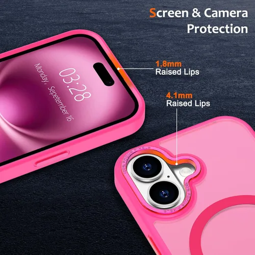 Vista 167 de Anuck - Funda magnética para iPhone 11 compatible con MagSafe, carcasa trasera mate translúcida dura, borde de TPU, delgada, resistente a impactos