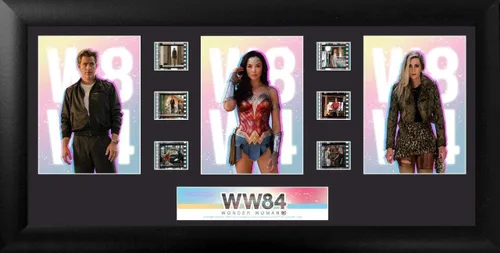 Vista 14 de Trend Setters Wonder Woman 1984 – DC FanDome Limited Edition – FilmCells 7" x 5" MiniCell Presentación de escritorio – Con clip de película de 1.378