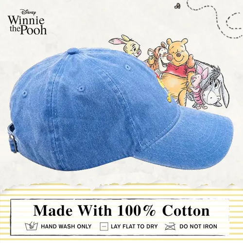 Vista 6 de Disney Winnie The Pooh Dad Hat, Adjustable Cotton Baseball Cap with Curved Brim