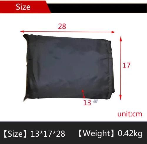 Vista 4 de Funda para motocicleta impermeable, a prueba de viento, al aire libre, a prueba de polvo, protección para todo tipo de clima, agujeros de bloqueo