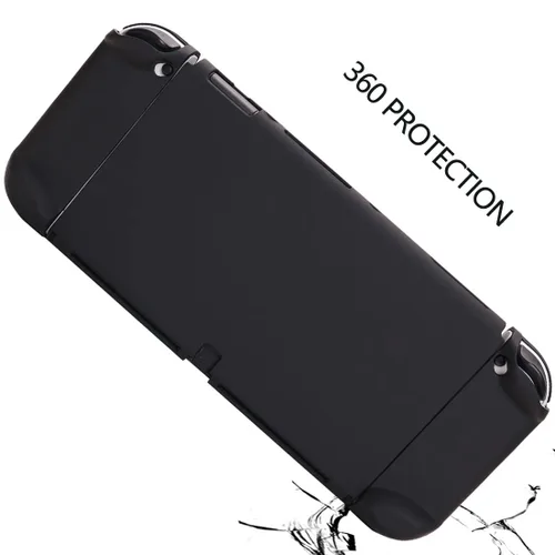 Vista 8 de COMCOOL Dockable Case for Nintendo Switch Oled - [9 FT Military Grade Drop Protection] [with Tempered Glass Screen Protector and Thumb Grips] Cute