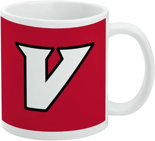 Vista 354 de Taza de cerámica con el logotipo principal de la Universidad Rider, taza de regalo novedosa para café, té y bebidas calientes, 11oz, blanca