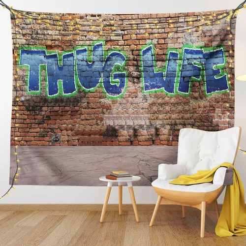 Vista 81 de Ambesonne Tapiz de arte afro, hombre negro fuerte con una corona de trazos impresión de pintura moderna, decoración de tela para colgar en la pared