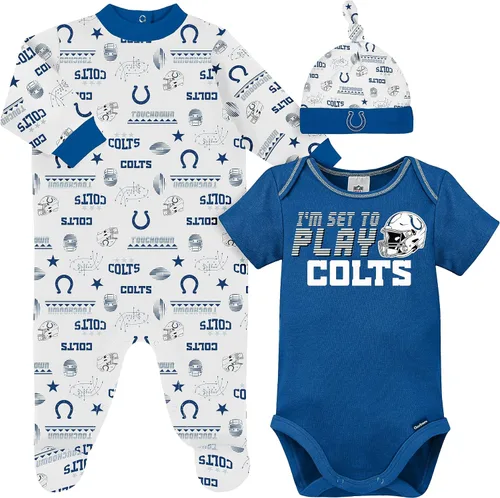 Vista 15 de Gerber Conjunto de regalo unisex para bebé con pies de equipo de la NFL para dormir y jugar