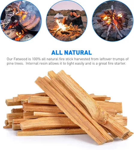 Vista 6 de Eco-Stix - Palitos de leña de leña 100% orgánico para estufas de leña, chimeneas, fogatas, hogueras, 50 libras