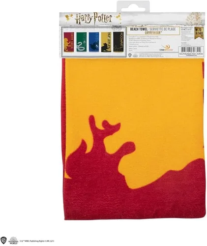 Vista 5 de Cinereplicas Harry Potter - Beach Towel Slytherin/Gryffindor/Hufflepuff/Ravenclaw - Official License