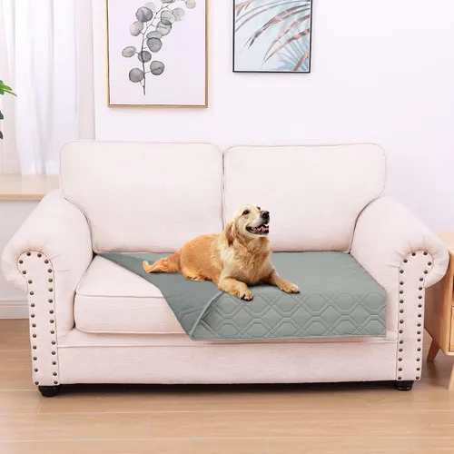 Vista 147 de hyha - Manta impermeable para cama de perro, mantas suaves para mascotas, funda impermeable para sofá para perros, fundas reversibles lavables