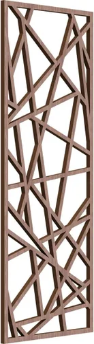 Vista 117 de Conway Paneles de pared decorativos de madera con calado, 9 3/8 pulgadas de ancho x 24 3/8 pulgadas de alto x 1/4 de alto, aliso