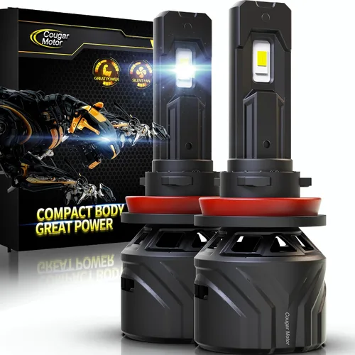 Vista 12 de Cougar Motor - Bombillas H4, 9003 luces antiniebla 6500K blancas sin polaridad para uso en carretera o todoterreno, enchufe y uso - Paquete de 2