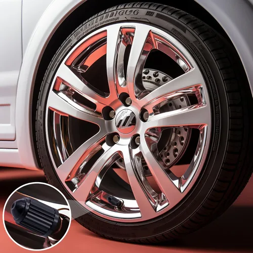 Vista 46 de 10 piezas de tapas de válvula de neumático TPMS con vástago largo, tapas de válvula de rueda de plástico negro para TPMS TR20008, tapas de vástago