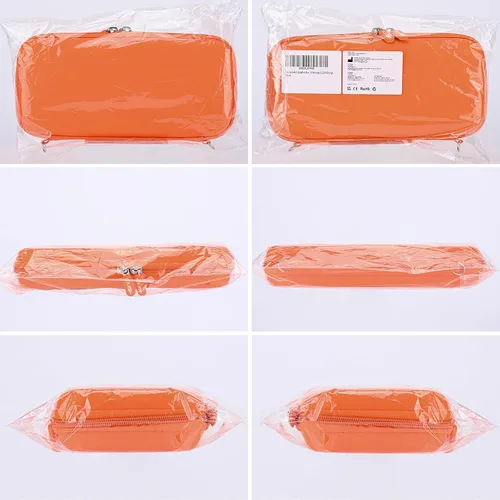 Vista 9 de Younik Switch Accessories Bundle, 15 in 1 Orange Switch (NOT OLEDLite) Accessories Kit for Girls Include Switch Carrying Case, Adjustable Stand