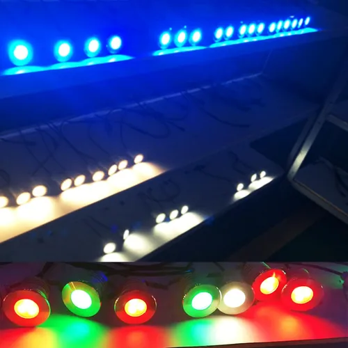 Vista 3 de Luces LED subacuáticas para piscina, 3 W, 12 V-24 V CC, IP68 impermeable, aluminio de acero inoxidable, lámpara para piscinas enterradas, estanques