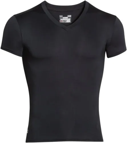 Vista 4 de Under Armour Camiseta de compresión táctica HeatGear, cuello en V para hombre