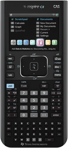 Vista 5 de Calculadora gráfica Texas Instruments Nspire CX CAS, Negro Estándar