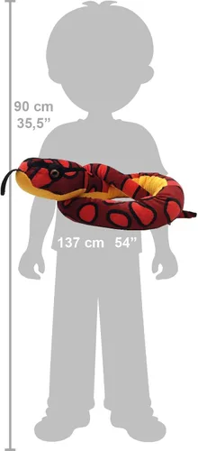 Vista 2 de Wild Republic - Peluche de serpiente de peluche, regalo para niños, Boa Arcoíris, 54