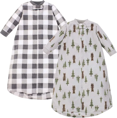 Vista 5 de Hudson Baby - Saco de dormir unisex de manga larga para bebé de forro polar Árbol de Navidad