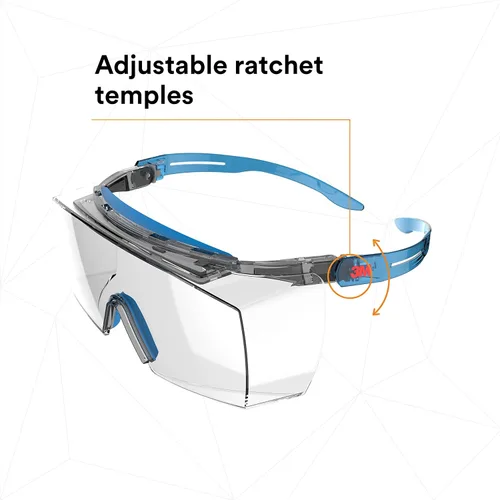 Vista 6 de 3M - Lentes de seguridad serie SecureFit 3700, revestimiento antiniebla Scotchgard, a prueba de arañazos