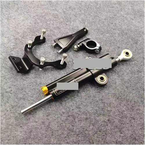 Vista 2 de HepbAk Amortiguador de motocicleta apto para Kawasaki Z900 2021-2023, estabilizador de motocicleta, amortiguador de dirección, soporte de montaje