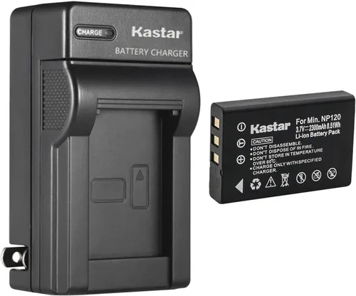 Vista 8 de Kastar Reemplazo del cargador de batería de pared de CA para cámaras digitales Toshiba CAMILEO H30, CAMILEO X100, Minolta MN80NV, CONTAX Tvs