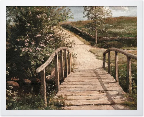 Vista 28 de Poster Master Póster vintage The Beginning Of Spring – Impresión retro de invierno – Arte de nieve – Arte de paisaje – Regalo para hombres y mujeres