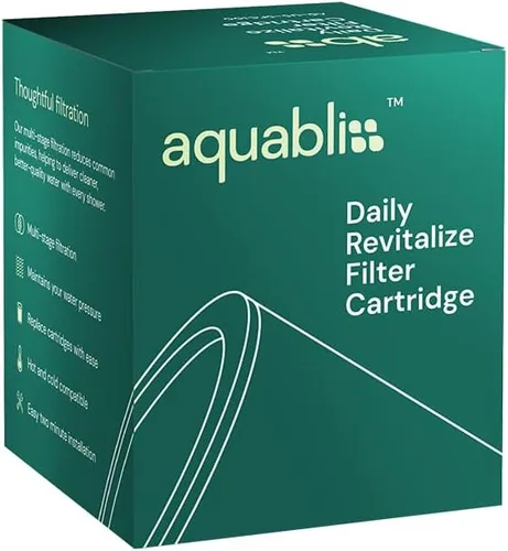 Vista 3 de AquaBliss Cartucho de repuesto de filtro de ducha de alto rendimiento – Reduce los productos químicos y el cloro, restaura el equilibrio del pH