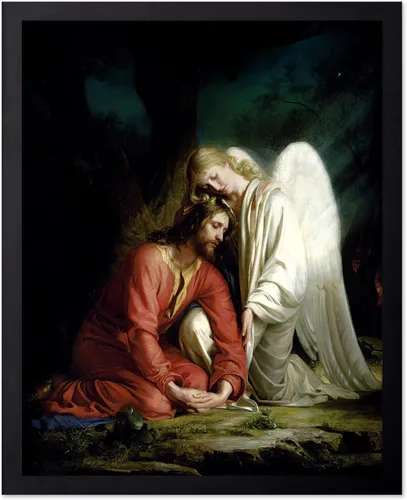 Vista 52 de Poster Master Póster de retrato vintage, impresión cristiana retro, regalo para religiosos, amigos, cara de Jesucristo, sudario de Turín, Biblia