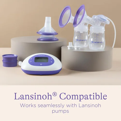 Vista 4 de Lansinoh ComfortFit Bridas para extractor de leche, tamaño 0.827 in, 2