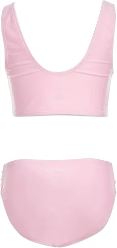 Vista 2 de Calvin Klein Conjunto de traje de baño de dos piezas para niña con protección solar UPF 50+