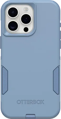 Vista 13 de OtterBox Funda para iPhone 15 Pro MAX (Only) Commuter Series, negra, delgada y resistente, apta para bolsillo, con protección de puerto