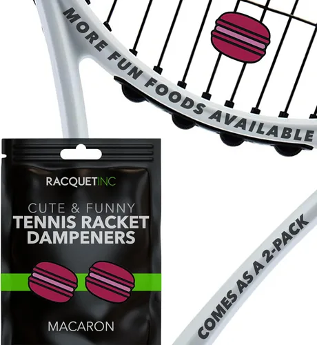 Vista 62 de Racquet Inc Regalos de Tenis - Amortiguadores de Vibración para Raqueta de Tenis - Absorbe Choques, Reduce la Vibración de las Cuerdas para Mejor