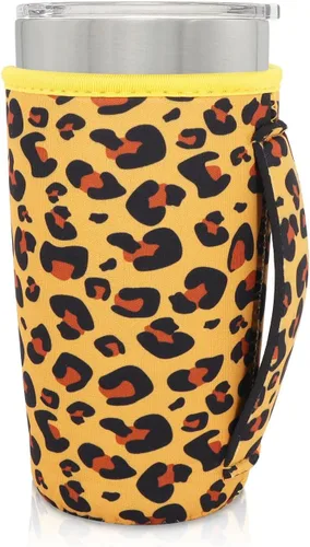 Vista 101 de Fundas Aislantes de Neopreno Portavasos con Asa para Vasos Tumbler de 20oz, Funda Reutilizable para Café Helado Para Tazas de Café de 30oz - 32oz