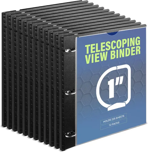 Vista 14 de WOT I Carpeta de 3 Anillos Telescópica (0.75"), Carpeta Flexible Expandible - Diseño Patentado para Fácil Portabilidad, Capacidad para 160 Hojas