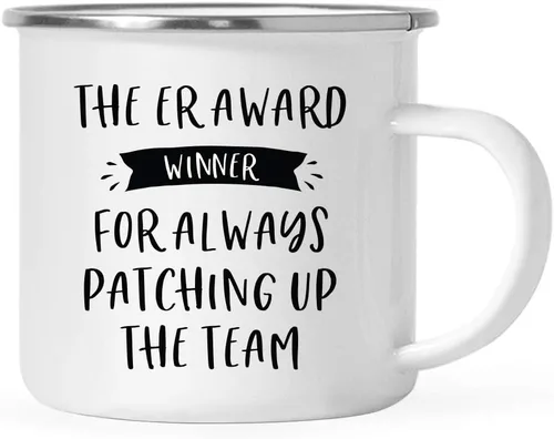 Vista 15 de Andaz Press Taza de café de acero inoxidable de 11 onzas con diseño de fogata, regalo divertido para compañero de trabajo, ganador del premio