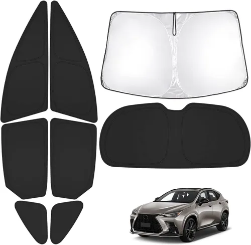 Vista 116 de T TGBROS Parasol para parabrisas para BMW X1 F48 2016 2017 2018 2019 2020 2021 2022 para ventana de automóvil, con bloqueo UV grueso y opaca