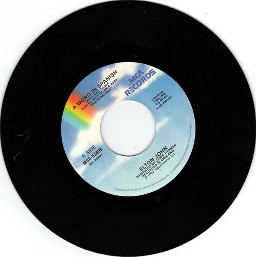 Vista 3 de JOHN EltonA Word In Spanish45rpm record picture sleeve