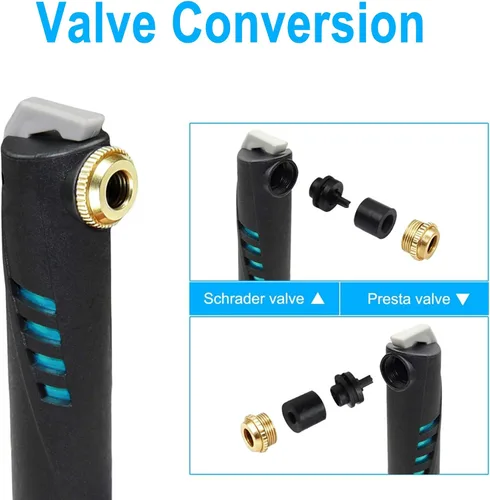 Vista 9 de El kit de reparación de bicicleta Chumxiny contiene herramienta 16 en 1, mini bomba de bicicleta de 120 psi, parche de neumáticos, utilizado