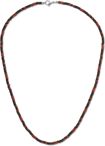 Vista 7 de COAI Collar de cuentas para hombre, collar turquesa de concha de coco para hombre Howlita y cáscara de coco