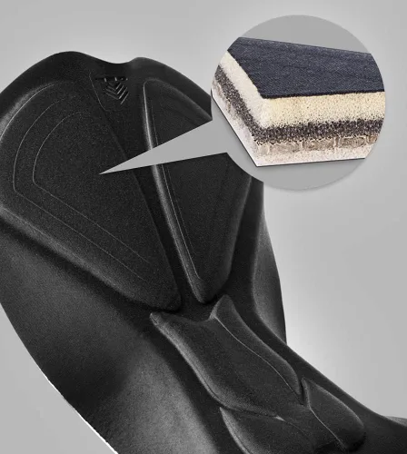 Vista 9 de Pantalones cortos de ciclismo acolchados Gel Touring para hombre Innovadores bolsillos de malla Fabricado en Estados Unidos
