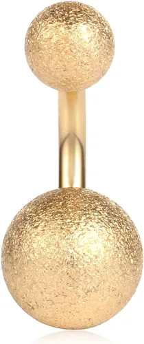 Vista 20 de Ruifan 14G 0.236 in 1/4 pulgadas 316L Acero quirúrgico cristal ferido CZ corto ombligo aretes de ombligo anillos de botón 4-6 piezas