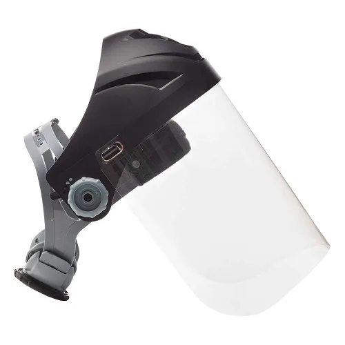 Vista 8 de Jackson Safety F4XP - Protector facial, tinte transparente antivaho para el trabajo, ANSI Z87.1