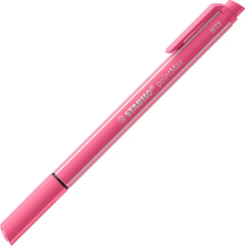 Vista 2 de STABILO Bolígrafo de escritura de punta de nailon pointMax - Cartera de 15 - Colores surtidos