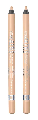 Vista 13 de Rimmel London Scandaleyes Delineador de Ojos en Lápiz de Gel Impermeable, de Larga Duración, Ultra Suave, a Prueba de Manchas, 001, Negro, 0.04 oz