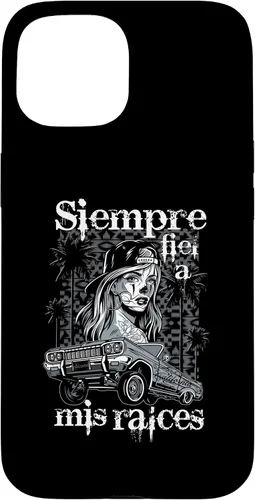 Vista 6 de iPhone 16 Chicana Style Lowrider Ropa Mujeres Mexicano-Americana Latina Case