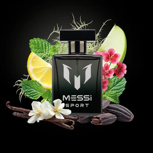 Vista 4 de Messi Sport Coffret para hombre, negro, rojo y plateado EDT Spray Set, 3 x 1.0 oz
