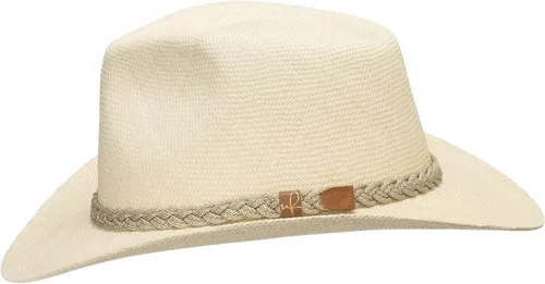 Vista 2 de Ultrafino Auténtico Aficionado Sombrero de Paja Panamá