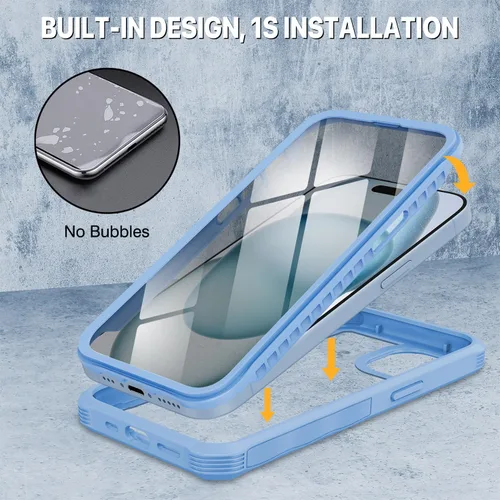 Vista 443 de CENHUFO Funda de privacidad para iPhone 11 Pro, funda de cuerpo completo con protector de pantalla de privacidad de vidrio templado 9H integrado