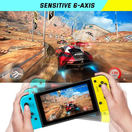 Vista 4 de QIANCHAODUO Controller Compatible for Switch, Controller Gamepad Joystick Compatible for SwitchSwitch lite, Replacement Controller with Double