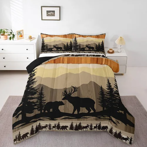 Vista 26 de Juego de edredón de mariposa morada tamaño individual para niñas y niños, ropa de cama rosa degradado, relleno de edredón de mariposa de ensueño